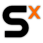Synapse X black and orange icon