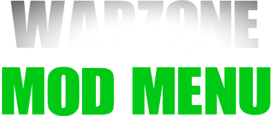 CoD Warzone mod menu logo in green and white