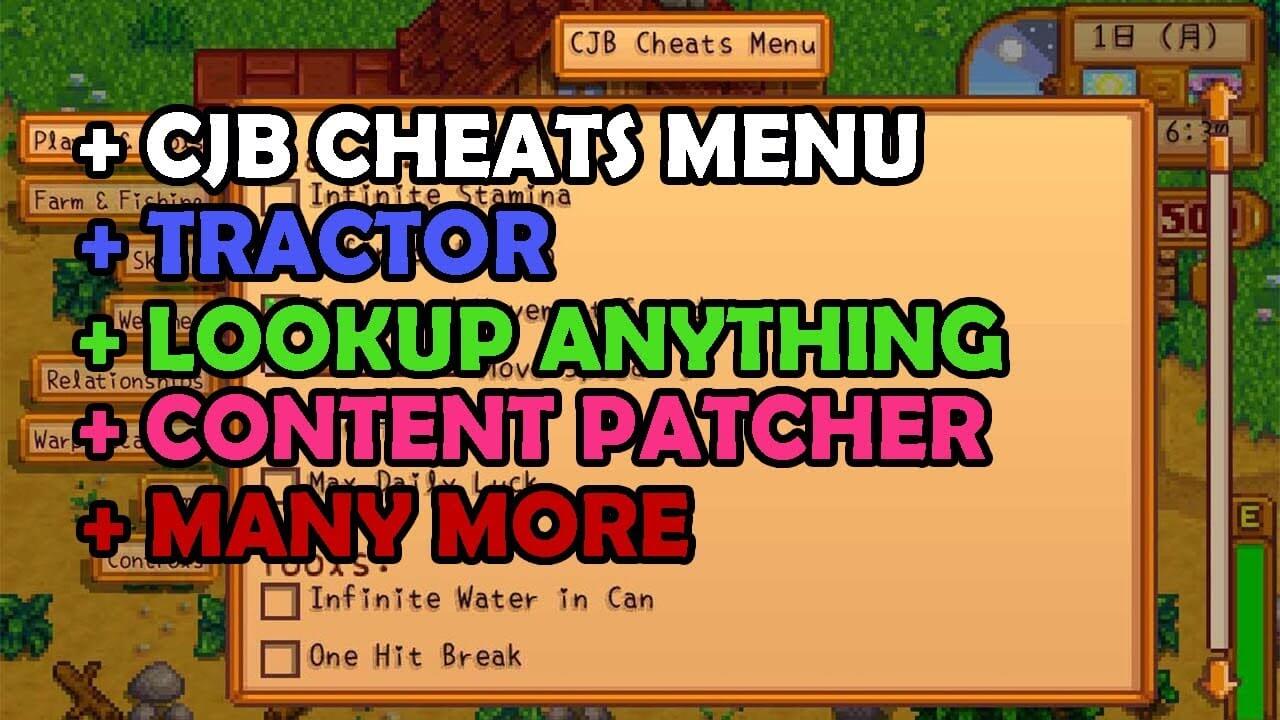 Stardew Valley Mod Menu