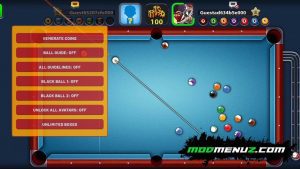 8 ball pool mod gameplay
