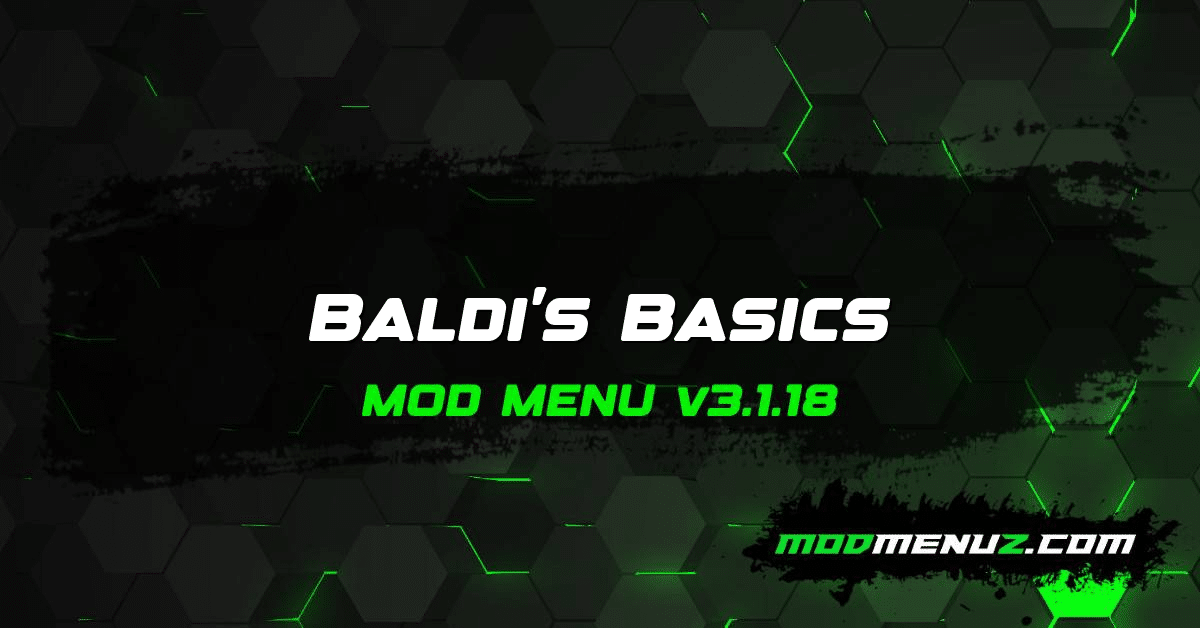 Download Baldi's Basics MOD APK V1.4.4 (Mod Menu/God Mode