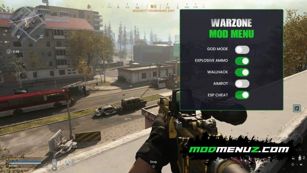 mod menu call of duty warzone