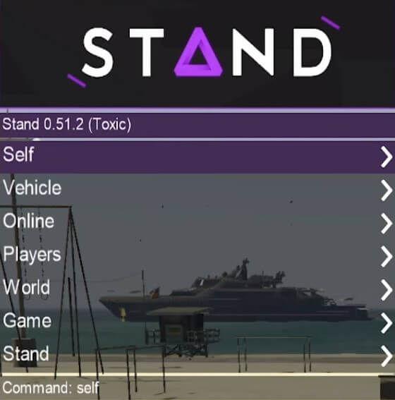 STAND MOD MENU SHOWCASE