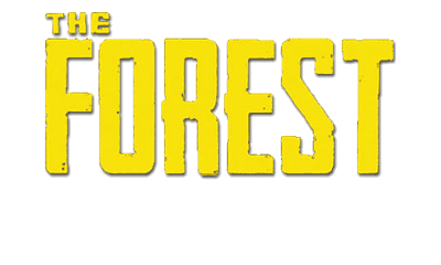 The Forest mod menu logo in green and yellow